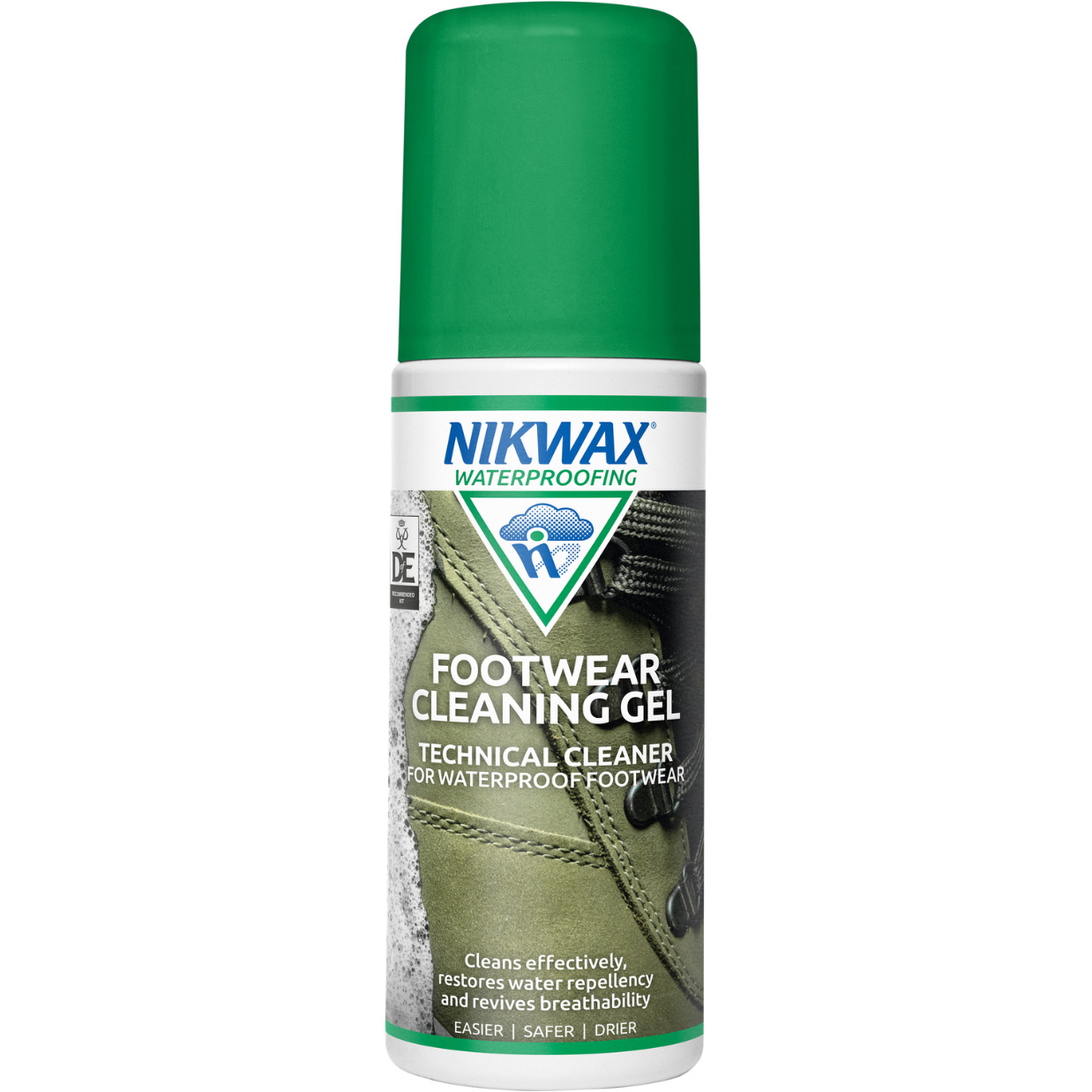 2025 Nikwax Footwear Cleaning Gel Brush-On 125Ml NW125821